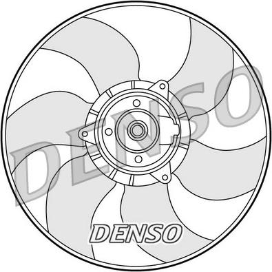 Denso DER23001 - Ventilador, refrigeración del motor www.parts5.com