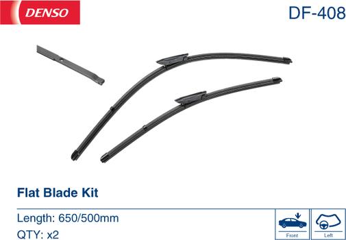 Denso DF-408 - Balai d'essuie-glace www.parts5.com