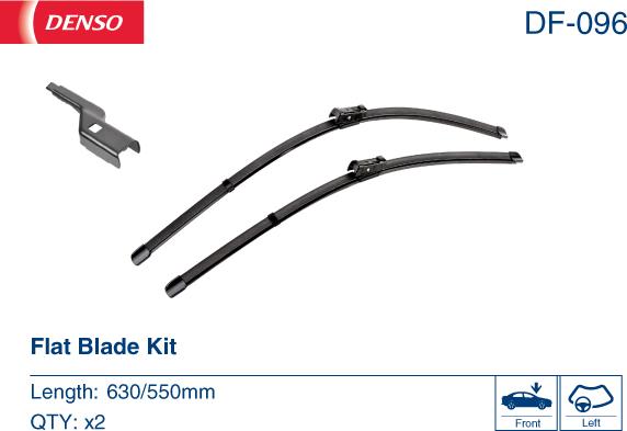 Denso DF-096 - Μάκτρο καθαριστήρα parts5.com