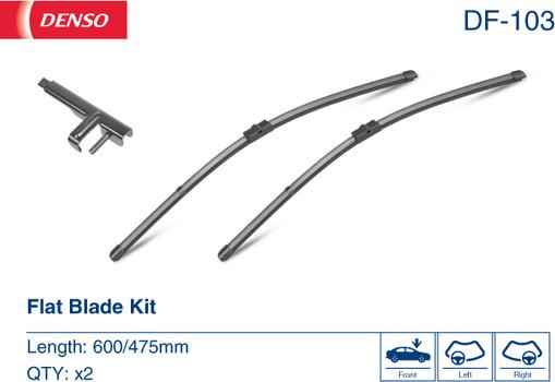 Denso DF-103 - Щетка стеклоочистителя www.parts5.com