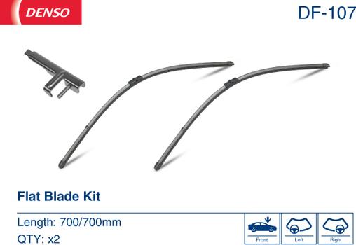 Denso DF-107 - Silecek süpürgesi www.parts5.com