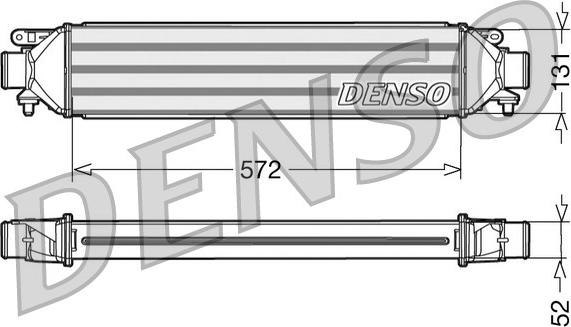 Denso DIT09107 - Intercooler, compresor www.parts5.com