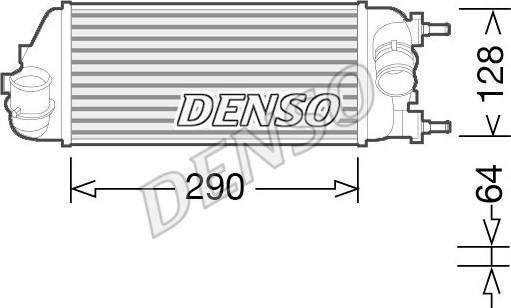 Denso DIT09115 - Chłodnica powietrza doładowującego www.parts5.com