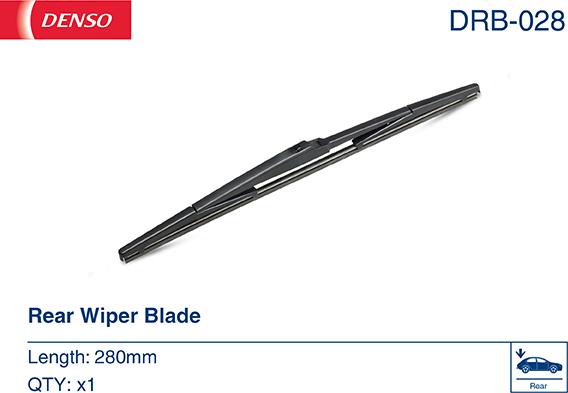 Denso DRB-028 - Limpiaparabrisas www.parts5.com