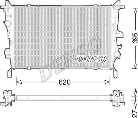 Denso DRM09045 - Radiator, engine cooling www.parts5.com