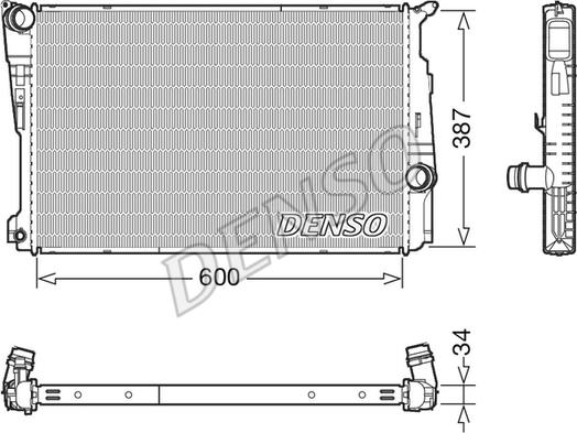 Denso DRM05006 - Hűtő, motorhűtés www.parts5.com