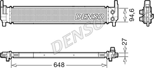 Denso DRM02042 - Radiator, racire motor www.parts5.com