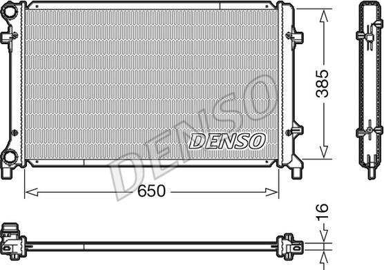 Denso DRM02014 - Motor su radyatörü www.parts5.com