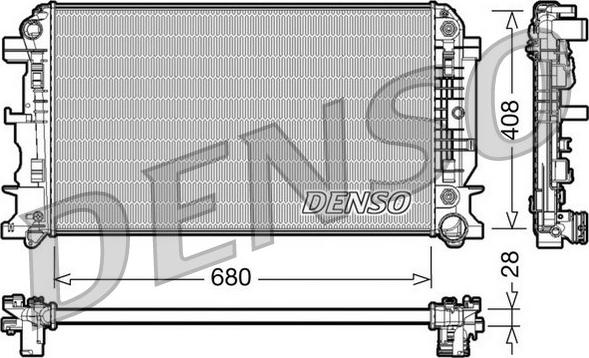 Denso DRM17044 - Motor su radyatörü www.parts5.com