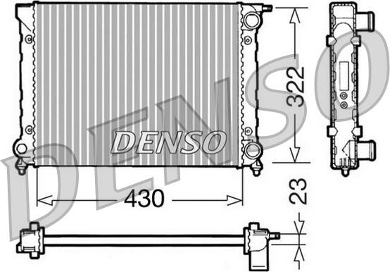 Denso DRM32004 - Radiator, engine cooling parts5.com