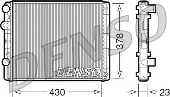 Denso DRM32030 - Radiator, engine cooling www.parts5.com