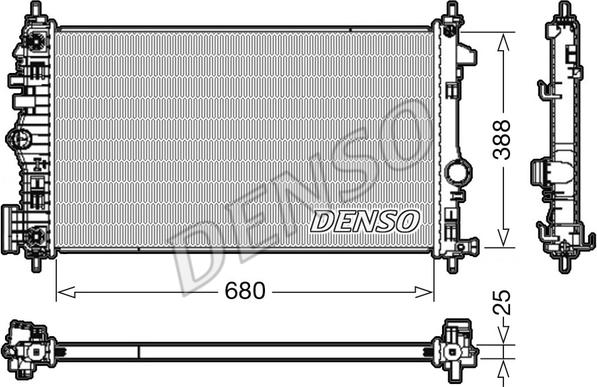 Denso DRM20108 - Ψυγείο, ψύξη κινητήρα www.parts5.com