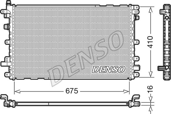 Denso DRM20113 - Radiator, engine cooling parts5.com