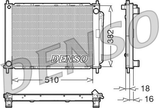 Denso DRM23100 - Cooler Module parts5.com