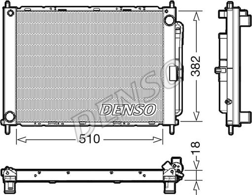 Denso DRM23111 - Cooler Module parts5.com