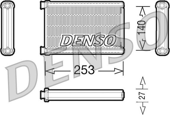 Denso DRR05005 - Soojusvaheti,salongiküte www.parts5.com