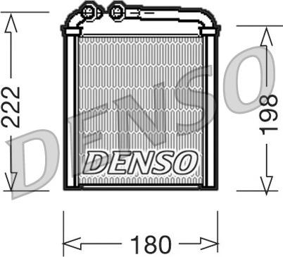 Denso DRR32005 - Schimbator caldura, incalzire habitaclu www.parts5.com