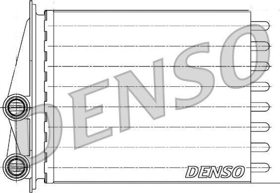 Denso DRR23020 - Izmenjivač toplote, grejanje unutrašnjeg prostora www.parts5.com