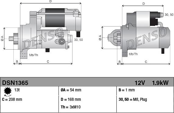 Denso DSN1365 - Uputnik www.parts5.com