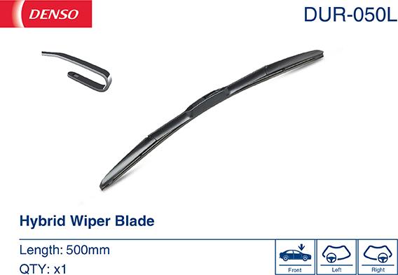 Denso DUR-050L - Wiper Blade www.parts5.com