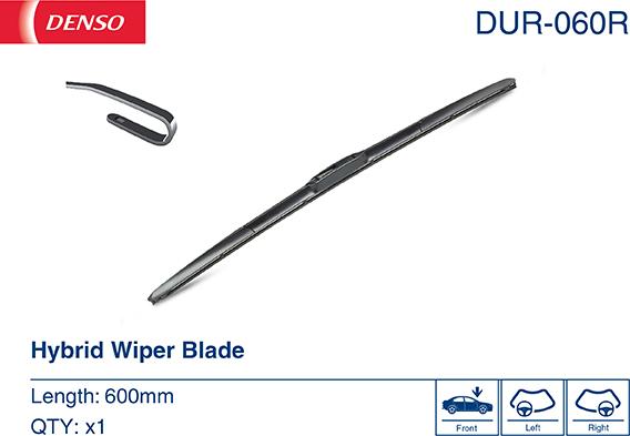 Denso DUR-060R - Wiper Blade www.parts5.com