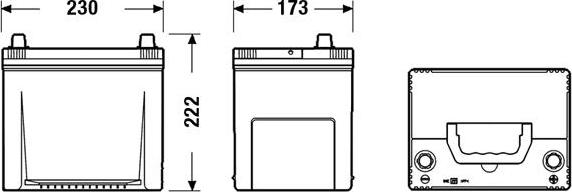 DETA DA654 - Starter Battery www.parts5.com