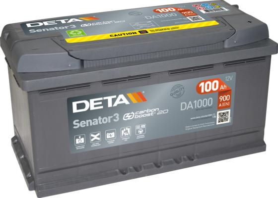 DETA DA1000 - Стартов акумулатор www.parts5.com