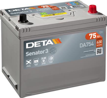 DETA DA754 - Batería de arranque parts5.com