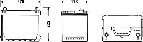 DETA DA754 - Baterie de pornire www.parts5.com