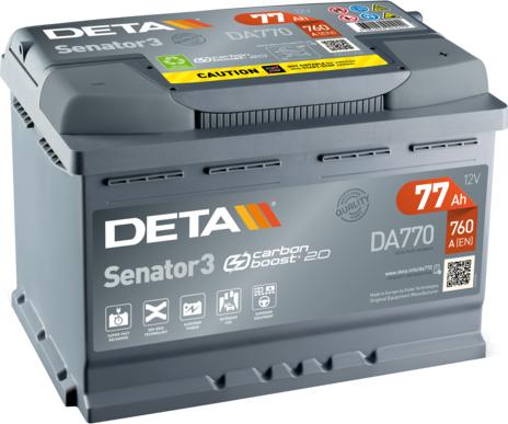 DETA DA770 - Стартов акумулатор www.parts5.com