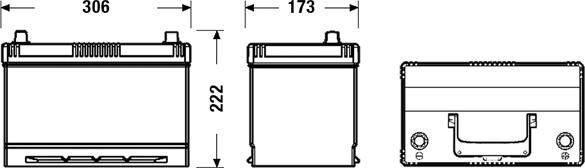 DETA DB954 - Baterie de pornire www.parts5.com