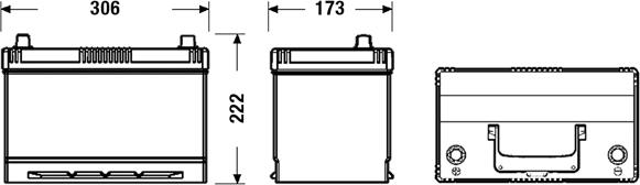 DETA DB955 - Starter Battery www.parts5.com