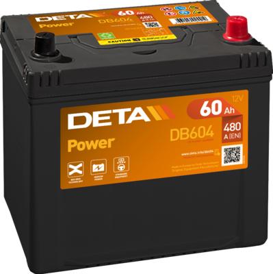 DETA DB604 - Стартов акумулатор www.parts5.com