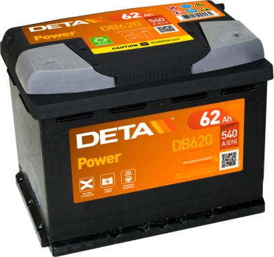 DETA DB620 - Стартов акумулатор www.parts5.com