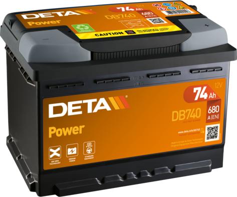 DETA DB740 - Batería de arranque www.parts5.com