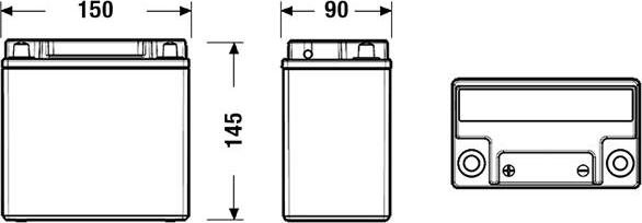 DETA DK131 - Starter Battery www.parts5.com