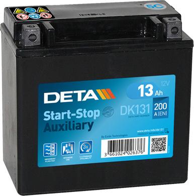 DETA DK131 - Baterie de pornire www.parts5.com