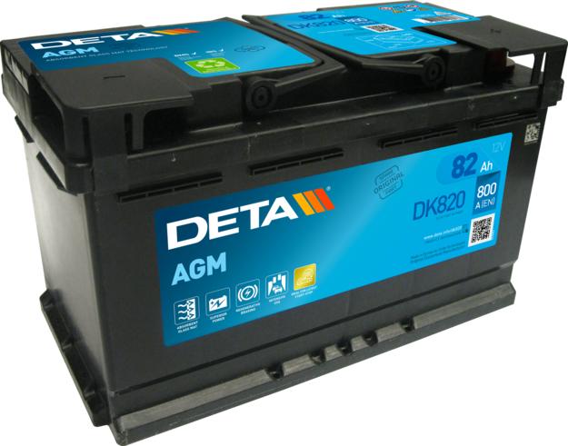 DETA DK820 - Batería de arranque www.parts5.com