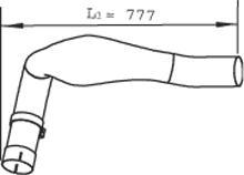 Dinex 48121 - Exhaust Pipe www.parts5.com