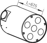 Dinex 80451 - Orta susturucu www.parts5.com