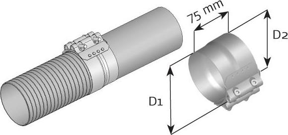 Dinex 99328 - Pipe Connector, exhaust system www.parts5.com