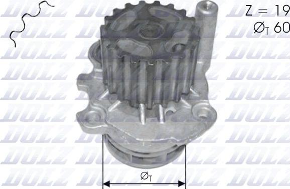 DOLZ A196 - Water Pump www.parts5.com