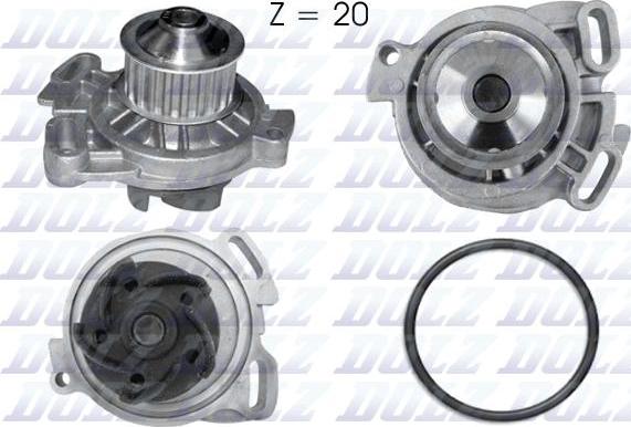 DOLZ A154 - Водяной насос www.parts5.com