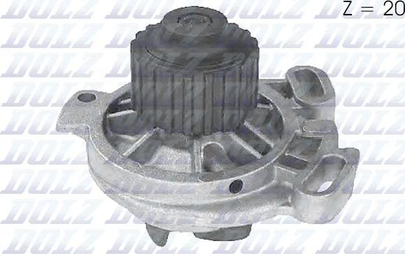 DOLZ A169 - Water Pump www.parts5.com