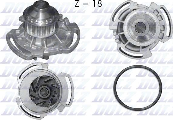 DOLZ A170 - Vodní čerpadlo www.parts5.com