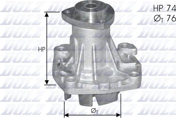 DOLZ A341ST - Bomba de agua www.parts5.com