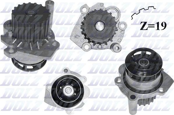 DOLZ A250 - Αντλία νερού www.parts5.com