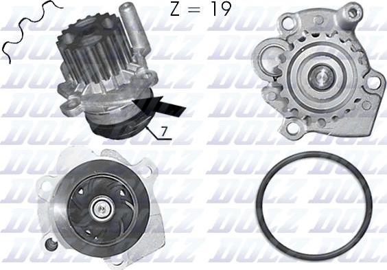 DOLZ A203 - Pumpa za vodu www.parts5.com