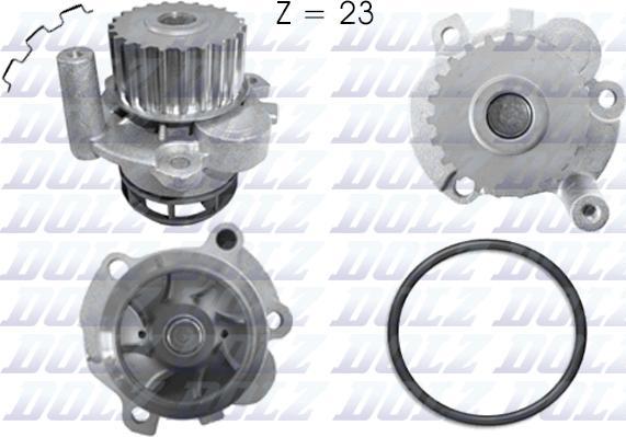 DOLZ A212 - Water Pump parts5.com