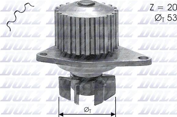 DOLZ C110 - Водна помпа www.parts5.com